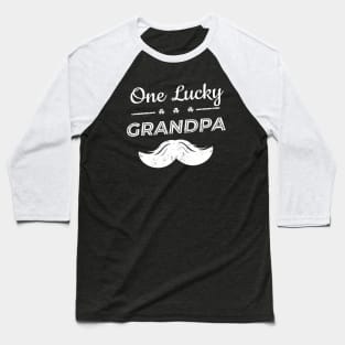 One Lucky Grandpa - St Patricks Day Gift Baseball T-Shirt